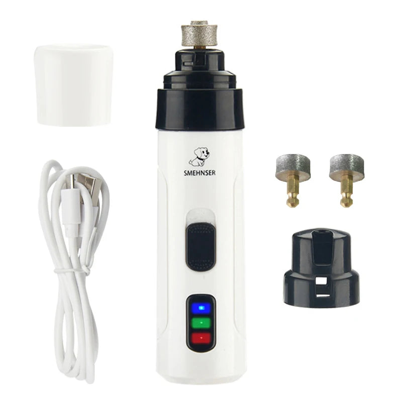 PawsPro - Cortaúñas Eléctrico Recargable para Mascotas
