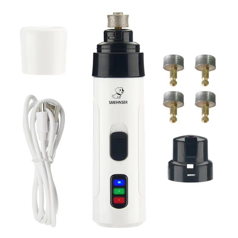 PawsPro - Cortaúñas Eléctrico Recargable para Mascotas
