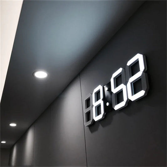 3D LED Reloj de Pared Digital