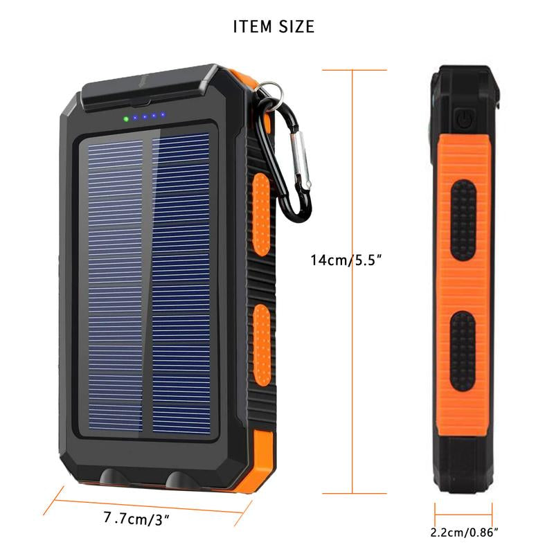 Carga solar portátil para móviles