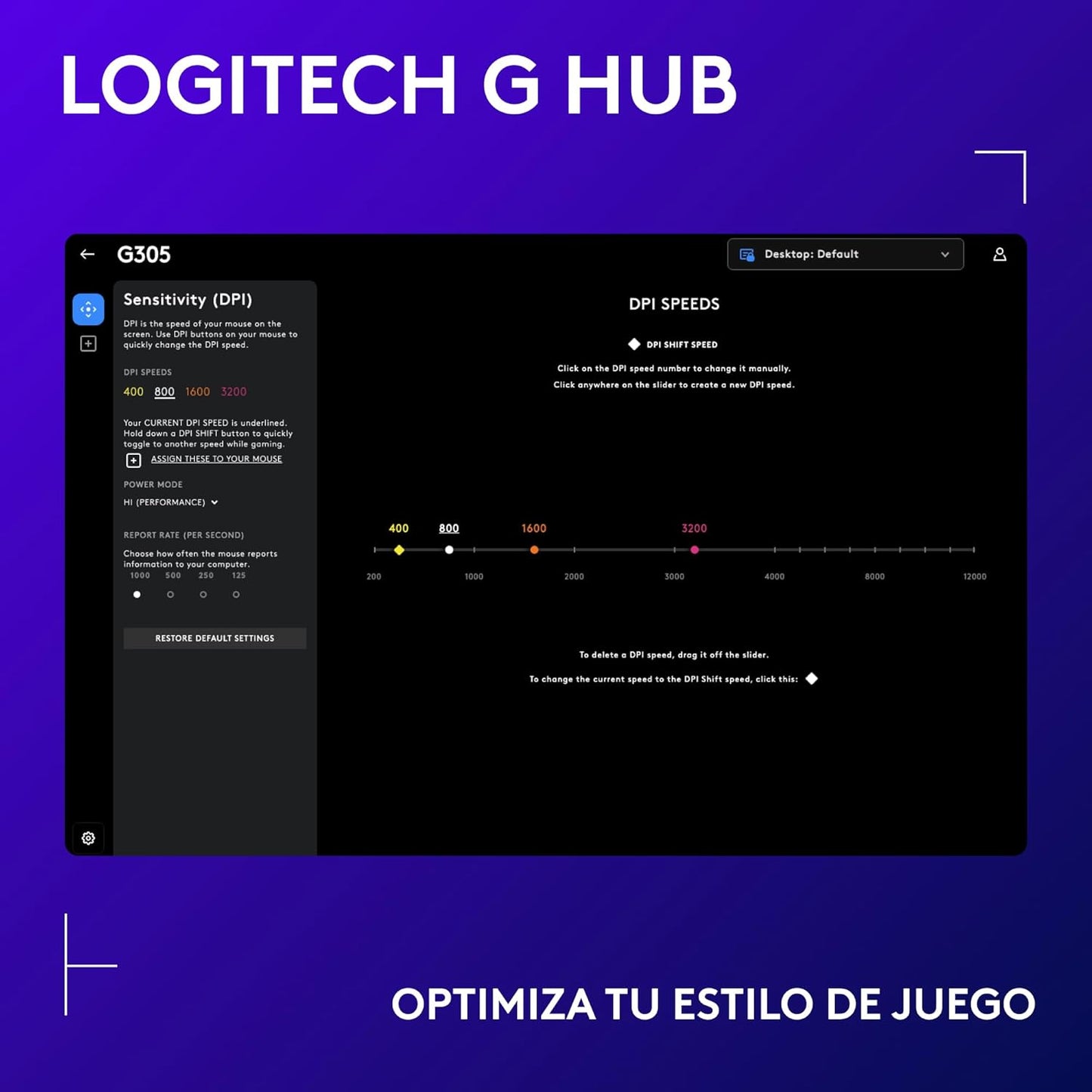 Logitech G305 LIGHTSPEED Ratón Gaming Inalámbrico