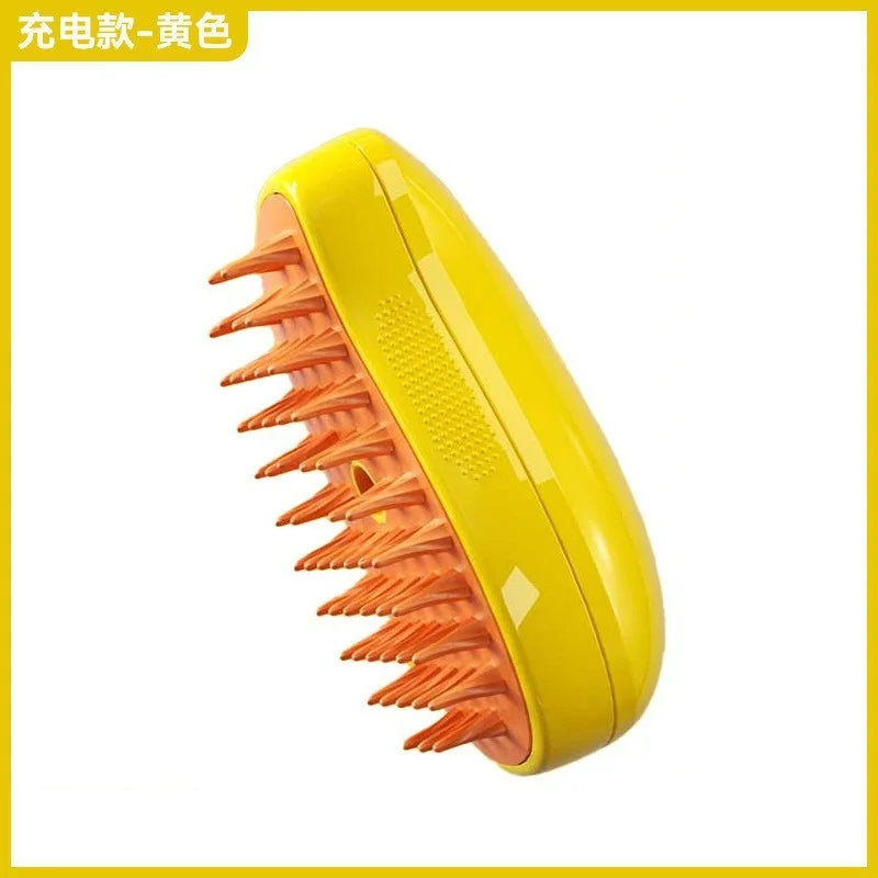 PetSpa Pro 3-in-1 Electric Grooming Brush with Steam & Massage