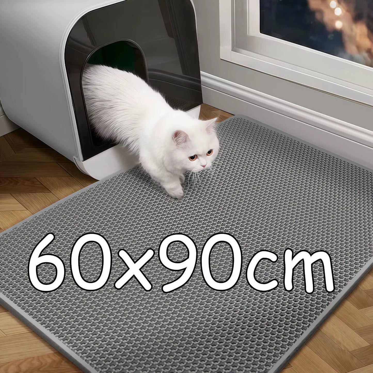 Alfombrilla Doble Capa Impermeable para la Caja de Arena