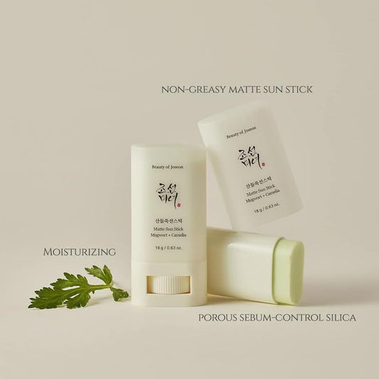 Beauty of Joseon Matte Sun Stick: Mugwort + Camilia (SPF 50+ PA++++)