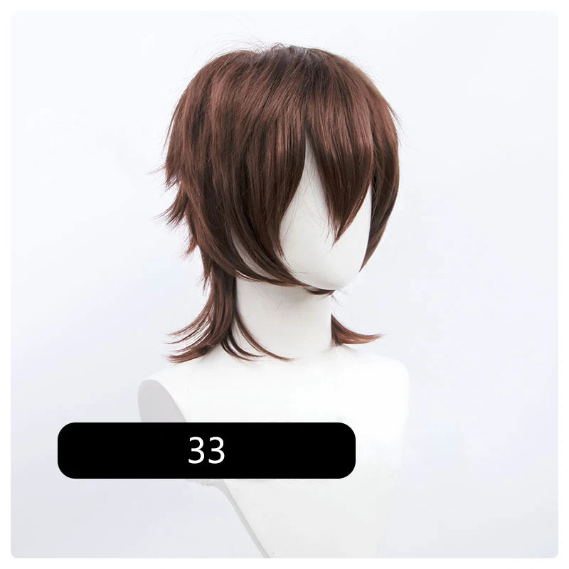 Synthetic Short Wigs Wolf Cut with Bangs