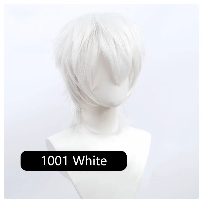 Synthetic Short Wigs Wolf Cut with Bangs