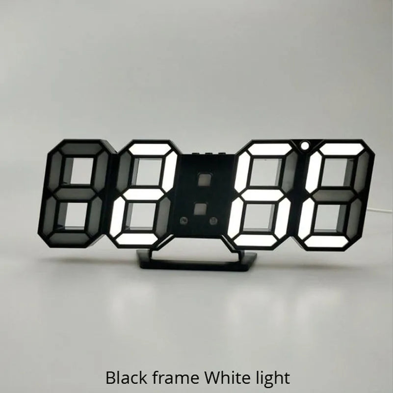 3D LED Reloj de Pared Digital