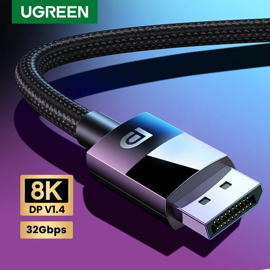 UltraDP Pro - Cable DisplayPort 1.4 para Gaming 8K/165Hz (32.4Gbps)
