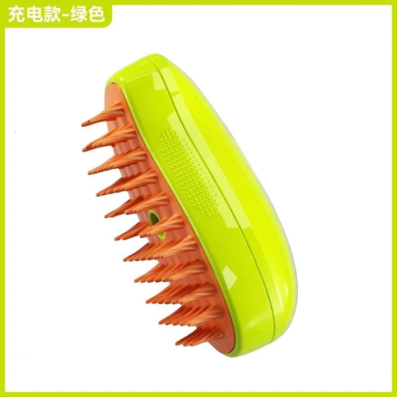 PetSpa Pro 3-in-1 Electric Grooming Brush with Steam & Massage