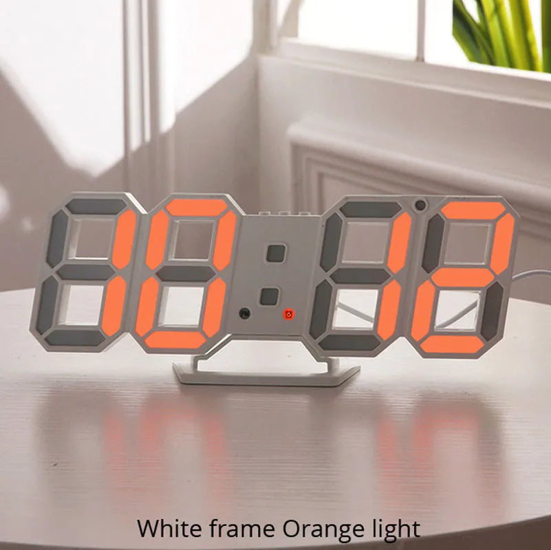 3D LED Reloj de Pared Digital