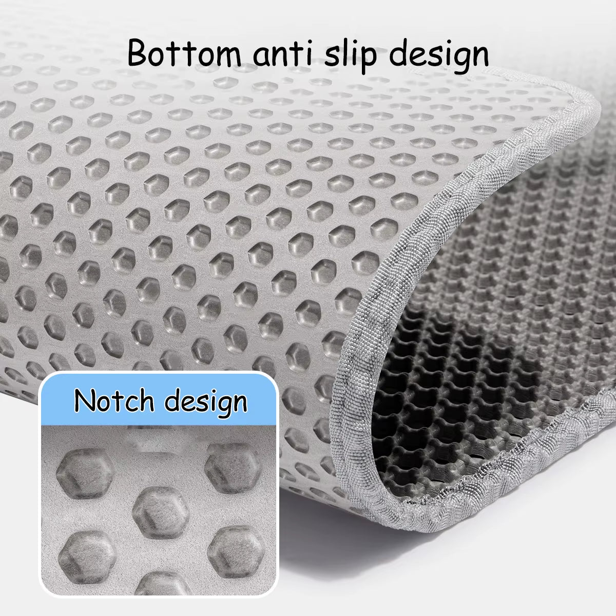 Alfombrilla Doble Capa Impermeable para la Caja de Arena