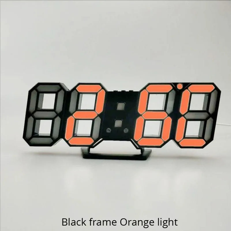 3D LED Reloj de Pared Digital