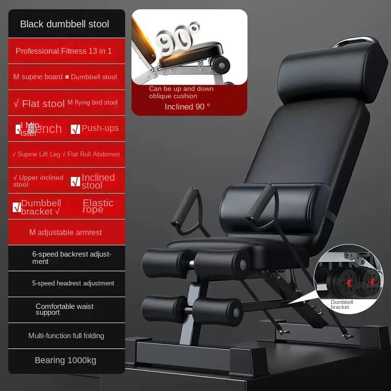 Banco de mancuernas plegable Sit-Up 