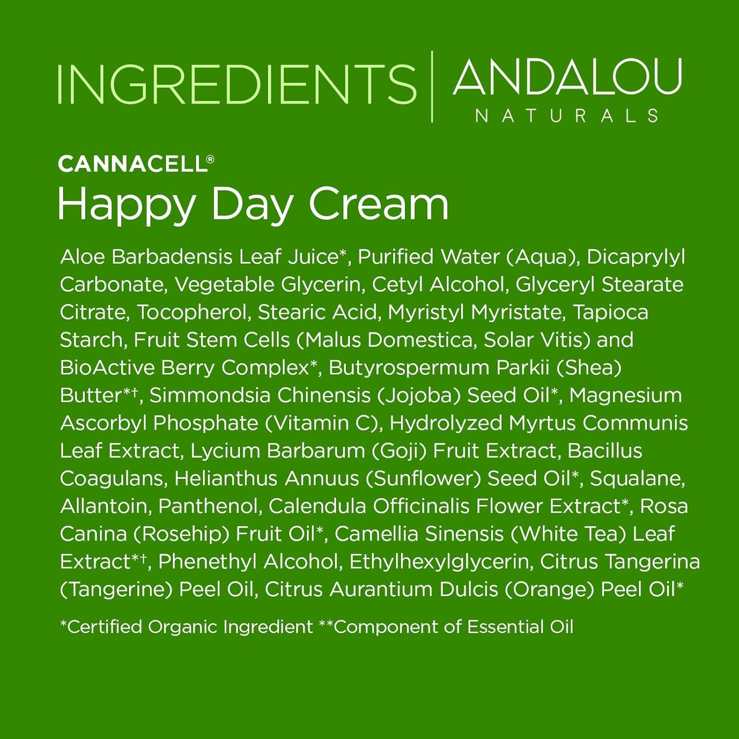 Cannacell Happy Day Cream 50G