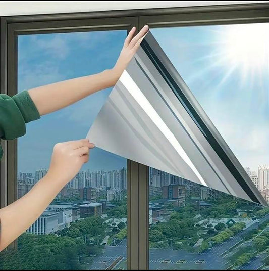 Espejo Reflectante para Uso Diurno en el Hogar Bloqueo del Sol UV, Control del Calor 17.5 X 78.74 Pulgadas