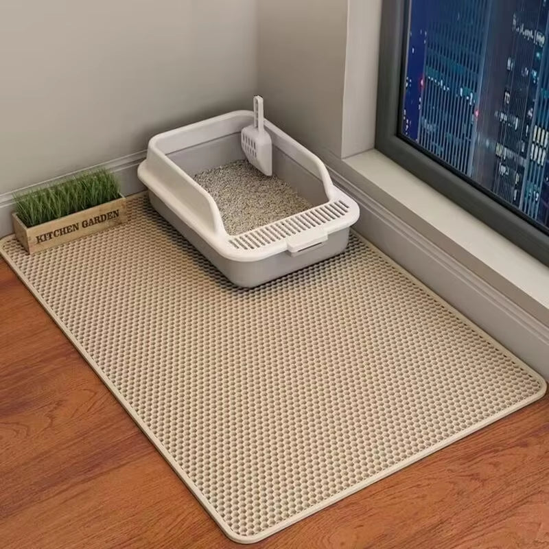 Alfombrilla Doble Capa Impermeable para la Caja de Arena