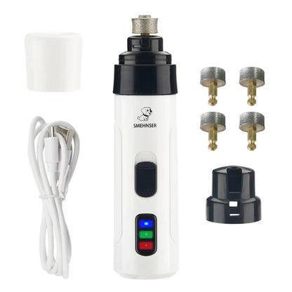 PawsPro - Cortaúñas Eléctrico Recargable para Mascotas