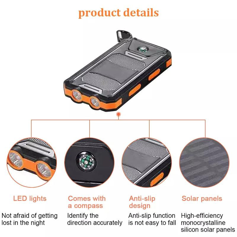 Carga solar portátil para móviles