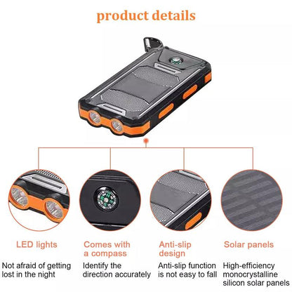 Carga solar portátil para móviles