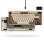 CrystalKeys S80 - Teclado Mecánico Gaming 75% con Pantalla OLED y RGB