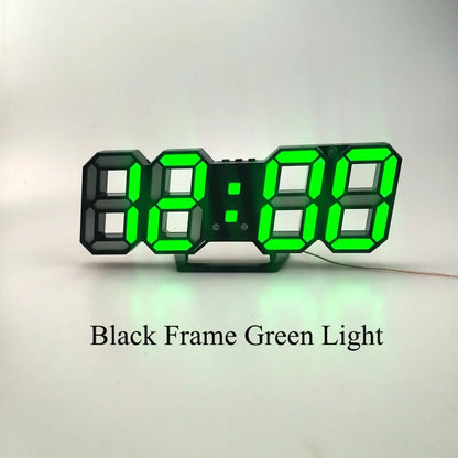 3D LED Reloj de Pared Digital
