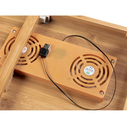 Mesa plegable de bambú para portátil Sofá