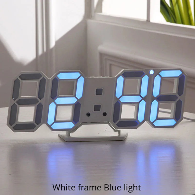 3D LED Reloj de Pared Digital