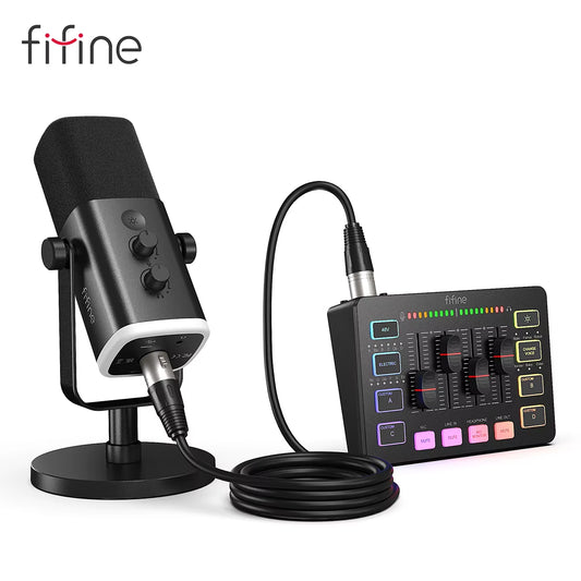 StreamPro Kit - Micrófono + Auriculares + Mezclador para Streaming Profesional