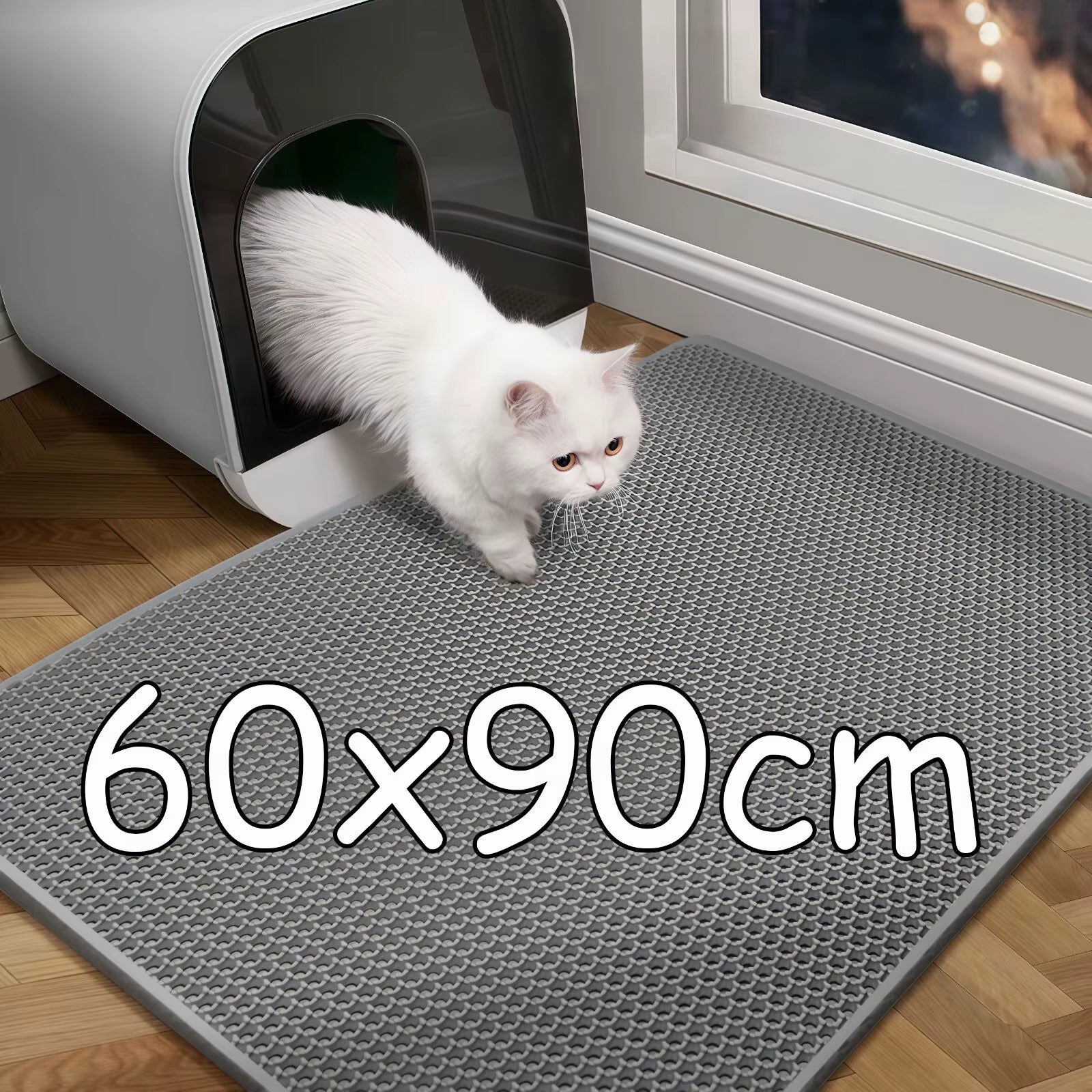 Alfombrilla Doble Capa Impermeable para la Caja de Arena