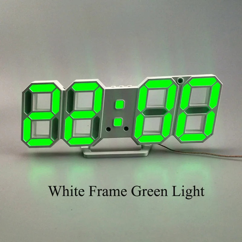 3D LED Reloj de Pared Digital
