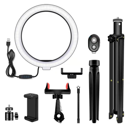 LumiRing Pro - Kit de Iluminación Profesional con Trípode para Redes Sociales