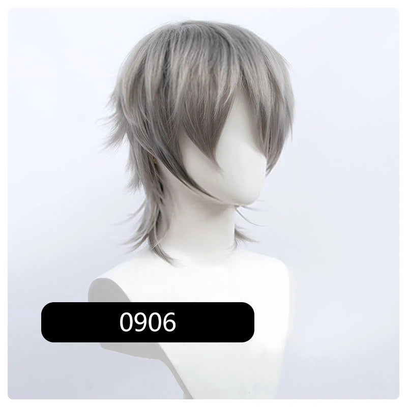 Synthetic Short Wigs Wolf Cut with Bangs