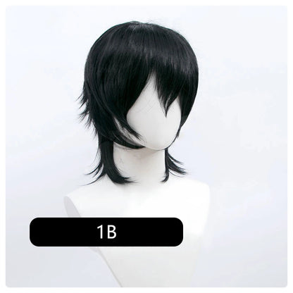 Synthetic Short Wigs Wolf Cut with Bangs
