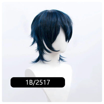 Synthetic Short Wigs Wolf Cut with Bangs