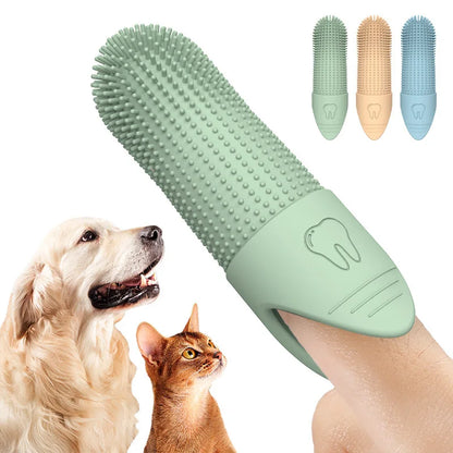 Cepillo de Dientes para Perros, Dedo Limpiador 360