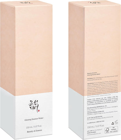 Beauty of Joseon Agua De Esencia De Ginseng, 5.1 Fl Oz, 5 Fl.Oz.