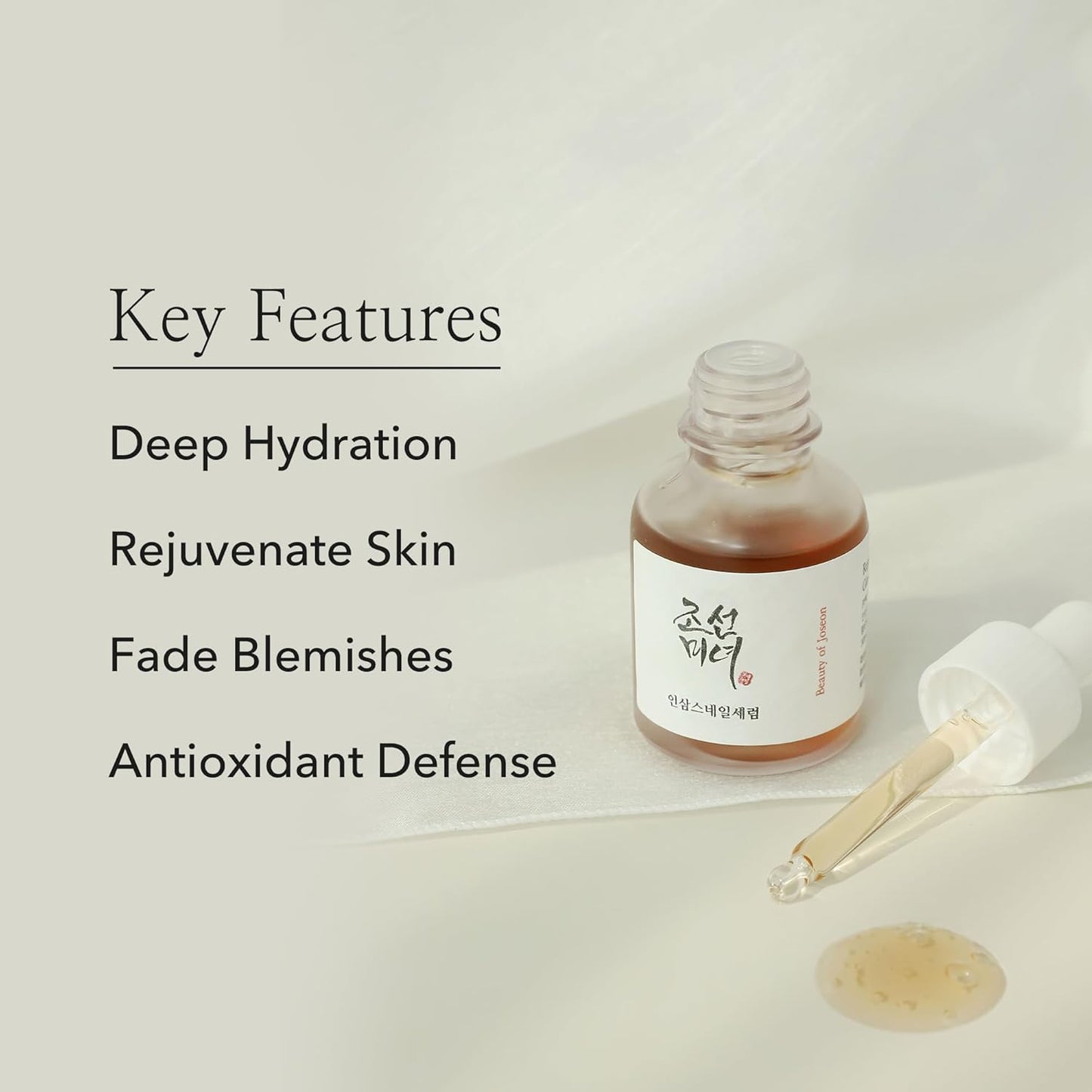 Beauty of Joseon Línea Serum Revive Ginseng + Mucina De Caracol Serum 30 Ml, 1 Fl Oz.