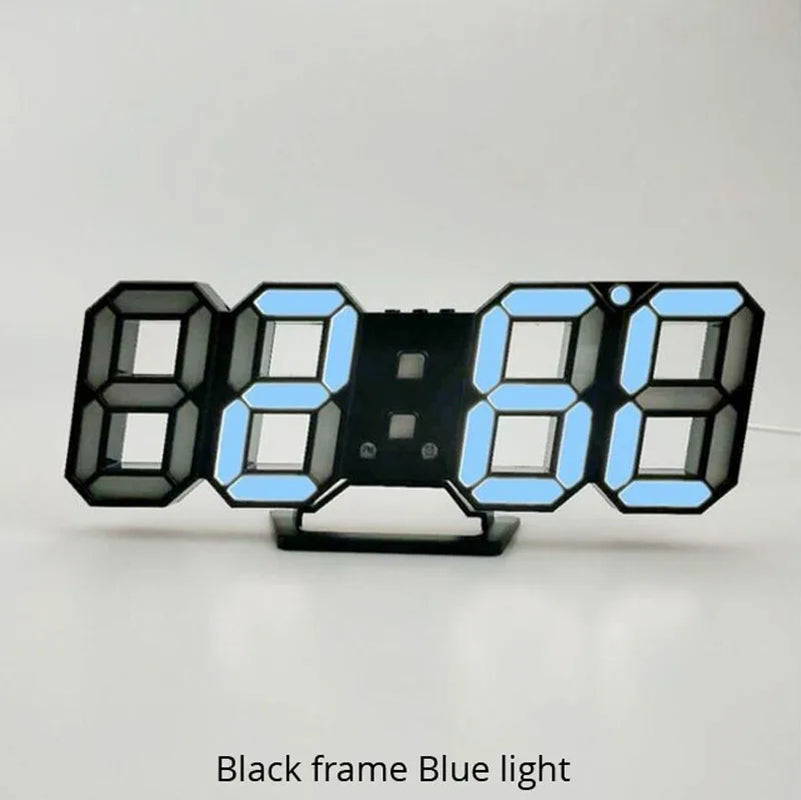 3D LED Reloj de Pared Digital