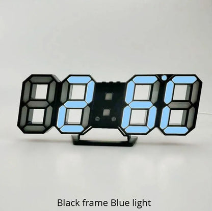 3D LED Reloj de Pared Digital