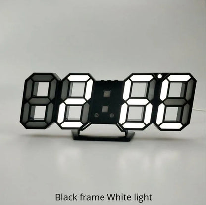 3D LED Reloj de Pared Digital