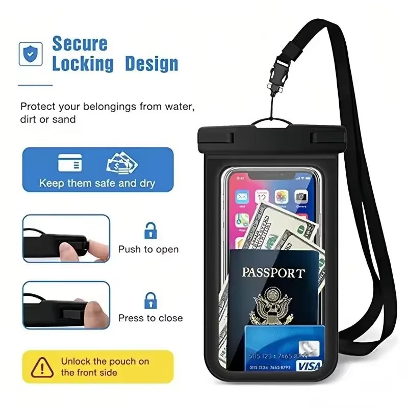 AquaShield - Floating Waterproof Phone Case for Swimming