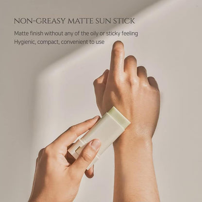 Beauty of Joseon Matte Sun Stick: Mugwort + Camilia (SPF 50+ PA++++)