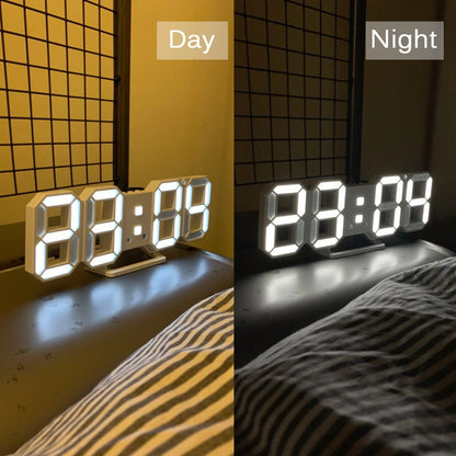3D LED Reloj de Pared Digital