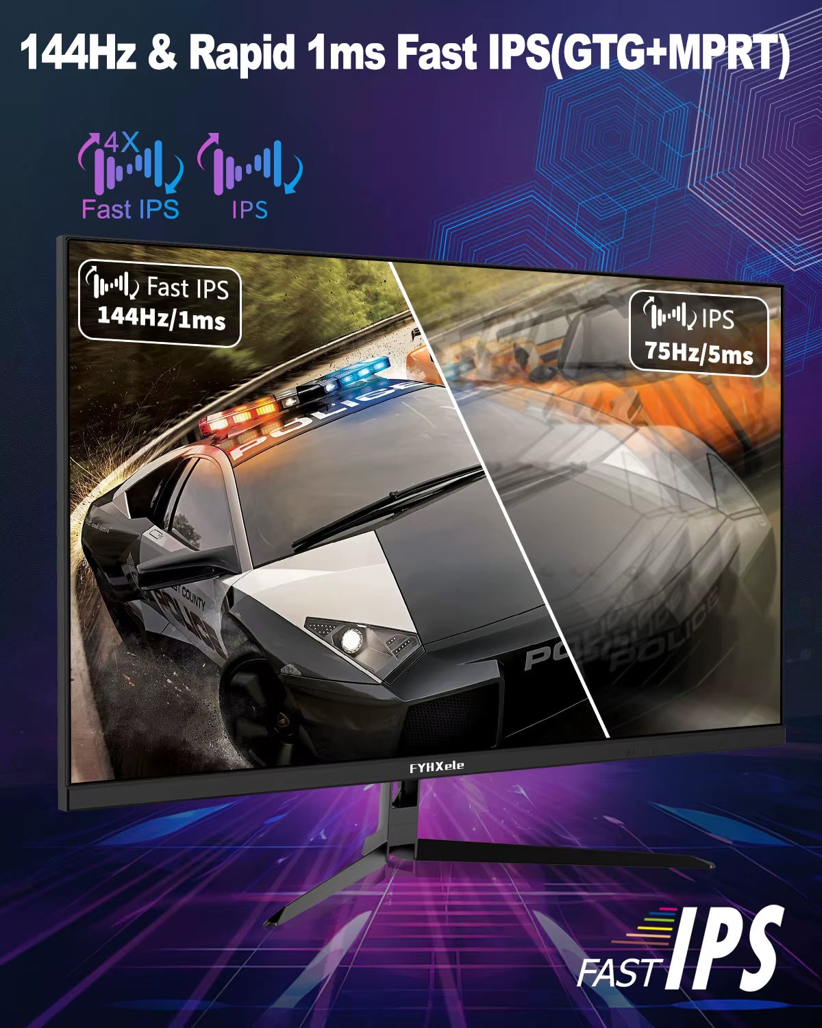 GameVision 32 - Monitor 4K/144Hz IPS 1ms con HDMI 2.1 y FreeSync