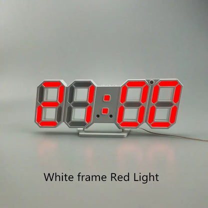 3D LED Reloj de Pared Digital