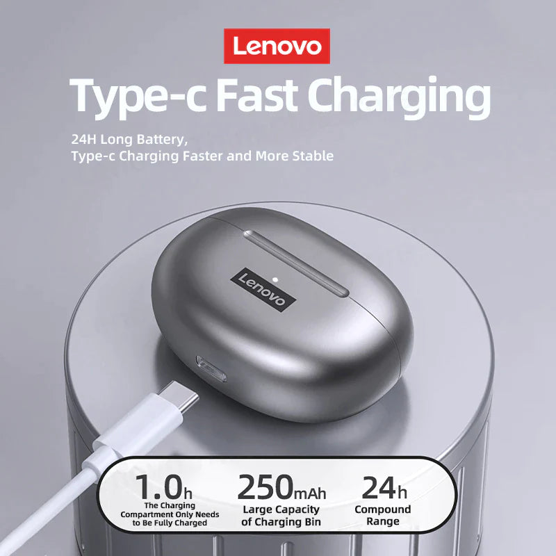 Lenovo LP5 Pro Auriculares Bluetooth 5.4 con Cancelación de Ruido